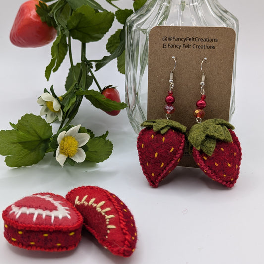 Strawberry Dangle Earrings