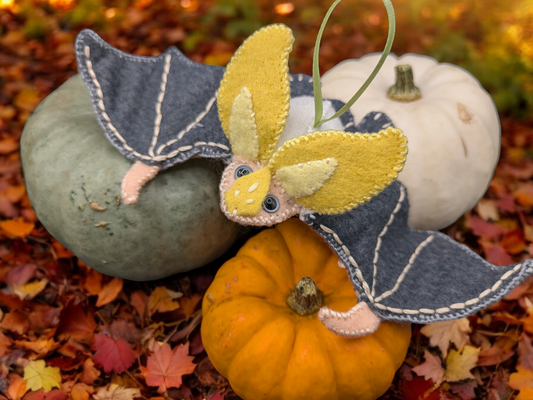 Honduran Bat Felt Posable Ornament